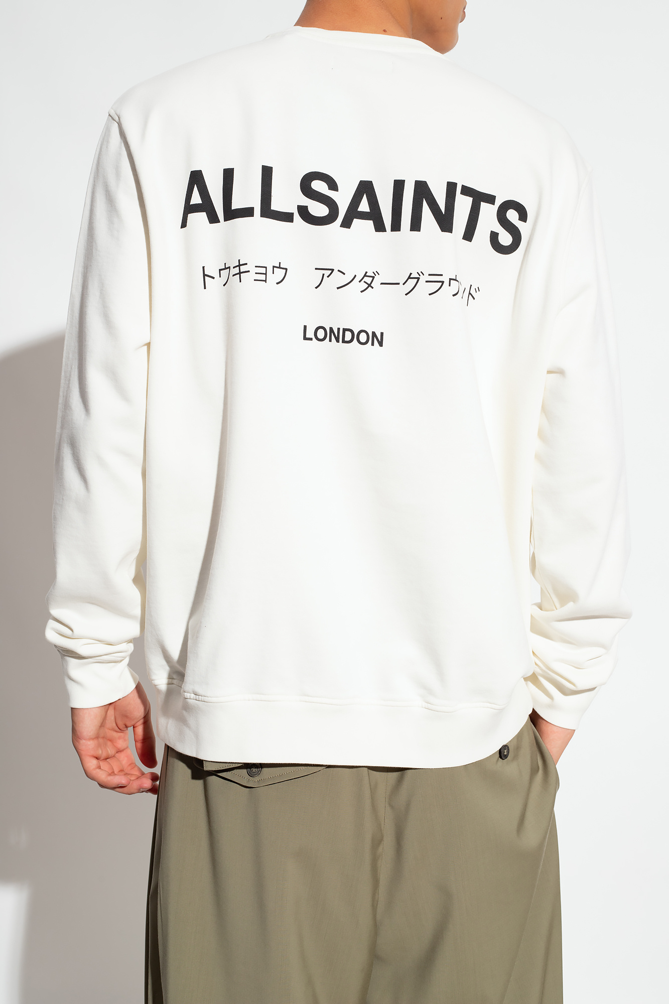 All saints white hot sale sweatshirt